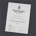 NEHS Membership Certificates Pkg 25