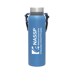 NASSP Water Bottle - Steel Blue
