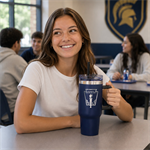NHS Stainless Steel Tumbler - Navy 